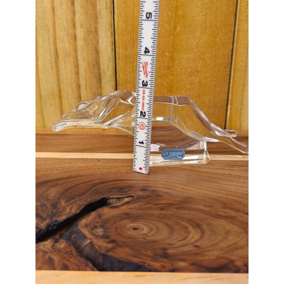 Crystal Jaguar Figurine By J.G. Durand France In Gift Box 7" Long - Picture 6 of 9